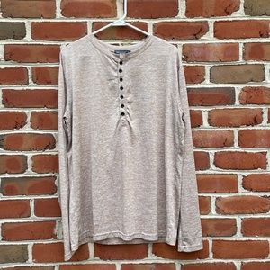 Mlanm Men's Henley Long Sleeve Shirt